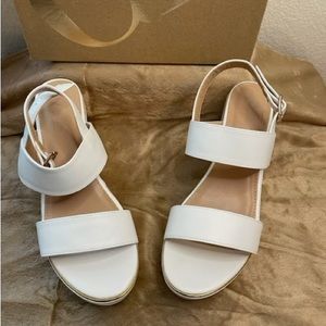 Charlotte Russe Babette White Heels